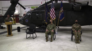 Casing Ceremony for 1st Battalion 168th Aviation, Alaska Army National Guard