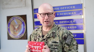 Yarmouth, Maine Sailor Sends Valentine's Shout Out - Chief Mass Communication Specialist Roger Duncan
