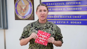 Pearl City, Hawaii Sailor Sends Valentine's Day Shout Out - Petty Officer 1st Class Randi Brown