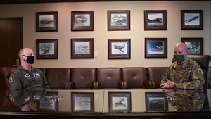 Columbus AFB leadership Vax-up