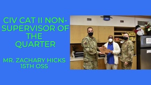 15th Wing 2020 4th Quarter Award winners!