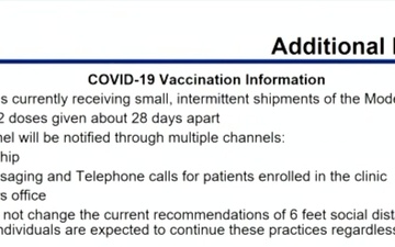 Public Health discusses COVID-19 vaccine status during virtual town hall