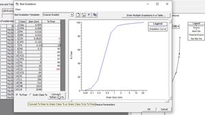 HEC-RAS - Sediment Troubleshooting - Gradation Data Errors