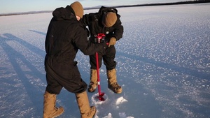 Spartan Paratroopers Construct Ice Bridge