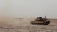 NAVCENT CMDR firing M1A2 Abrams