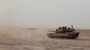 NAVCENT CMDR firing M1A2 Abrams