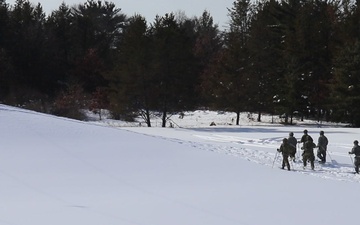 Fort McCoy Cold-Weather Operations Course Class 21-04 students conduct field training in snowshoes, Part III