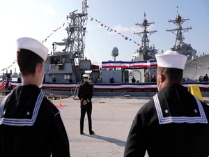 USS Shamal Decommissioning Ceremony