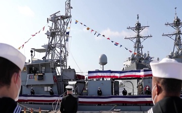 USS Shamal Decommissioning Ceremony