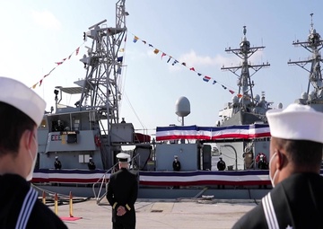 USS Shamal Decommissioning Ceremony