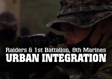 Marine Raiders collaborate with Marines from 1/8 on CQB tactics and SSE