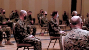 Service members in-process in Texas to support COVID vaccinations