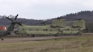 Chinook Live-Fire Aerial Gunnery Training