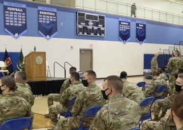 Nebraska National Guard 192nd Military Police Detachment sendoff ceremony