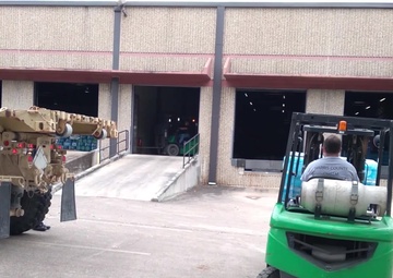 Texas Military Department delivers drinking water to Ellington Field