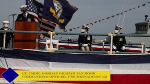USS Tornado (PC-14) Decommissioning Ceremony