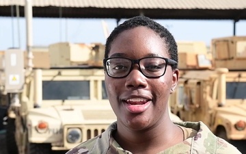 U.S. Air Force Airman 1st Class Chloe Cannon Sends a Black History Month Message