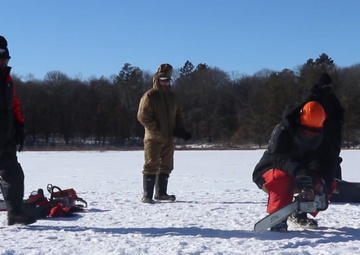 Navy Divers Take on Minnesota Weather