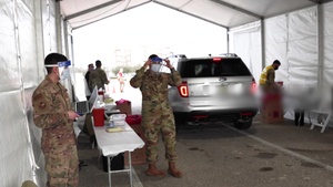 USAF Airmen open Community Vaccination Center to the public at Houston’s NRG Stadium