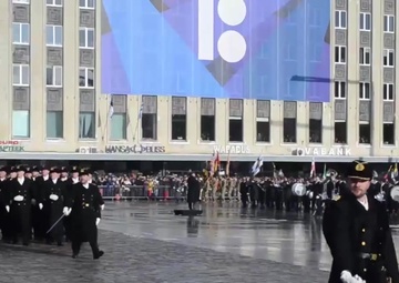 492FS Participates in Estonian Independence Day Flyover