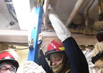 USS Princeton Commemorates Mine Strike Through Damage Control Readiness