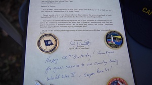 World War II Coast Guard veteran celebrates 100th birthday