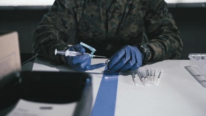 1st MLG starts giving COVID vaccines at Globe Life Field Community Vaccination Center