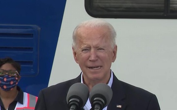 President Biden Delivers Remarks at the FEMA COVID-19 Vaccination Facility at NRG Stadium
