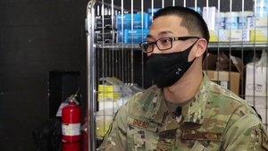 Airman speaks about experience working at the COVID-19 Community Vaccination Center in Brooklyn