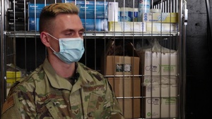 Airman speaks about experience working at the COVID-19 Community Vaccination Center in Brooklyn