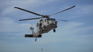 [B-ROLL] U.S. Marines with CLR-3 support vertical replenishment of USS Theodore Roosevelt