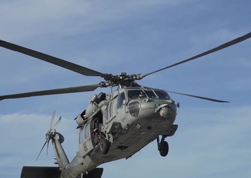 [B-ROLL] U.S. Marines with CLR-3 support vertical replenishment of USS Theodore Roosevelt