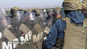 KFOR soldiers conduct freedom of movement training