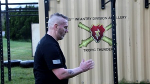SEAC Troxell 25th Infantry Division Visit