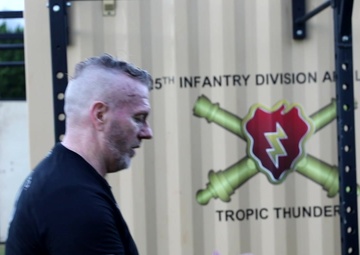 SEAC Troxell 25th Infantry Division Visit