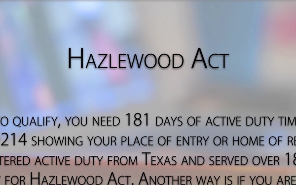 Hazlewood Act