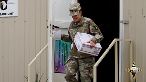 101st Division Sustainment Brigade build relationships through Letter Exchange