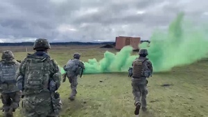 Braves Company Execute Live Fire Training