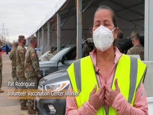 U.S. Army Soldiers aid FEMA in COVID-19 vaccination relief