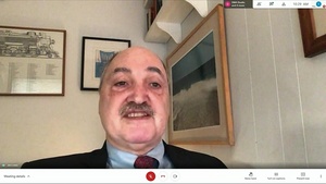 Cyber policy expert speaks at the 2021 USCYBERCOM LEGAL CONFERENCE.
