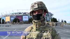 NH Guardsmen train at FedExField for presidential inauguration