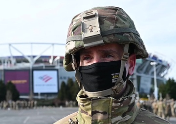 NH Guardsmen train at FedExField for presidential inauguration