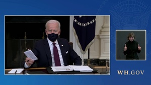President Biden Participates in a Roundtable on the American Rescue Plan