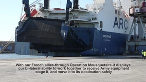 1CAB, 1ID Arrives in Dunkirk, France for Atlantic Resolve Rotation
