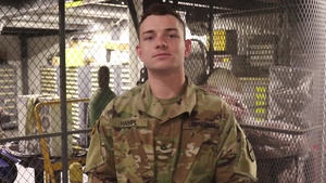 WWI Memorial - First Colors Ceremony – 451 ESC/PFC Justin Hampl
