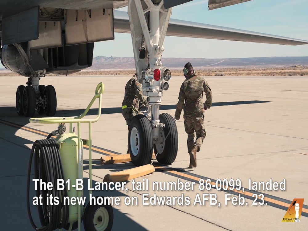 DVIDS - Video - The EAGIL has landed -Divested B-1B Lancer to become ...