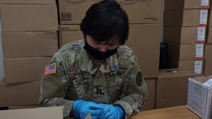 Spc. Brandon Jackson talks about his role at U.S. Virgin Islands Community Vaccination Center