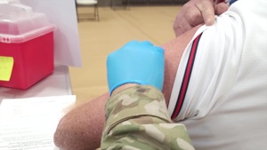 Spc. Connor Williams talks about his role at the U.S. Virgin Islands Community Vaccination Center