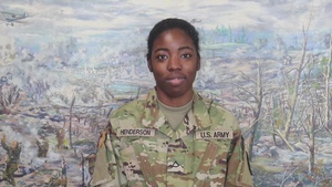 WWI Memorial - First Colors Ceremony – 451 ESC/PFC Summer Henderson