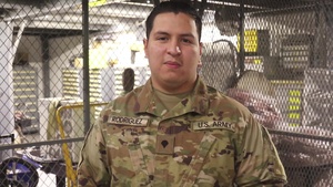 WWI Memorial - First Colors Ceremony - 451 ESC /SPC Mario Rodriguez